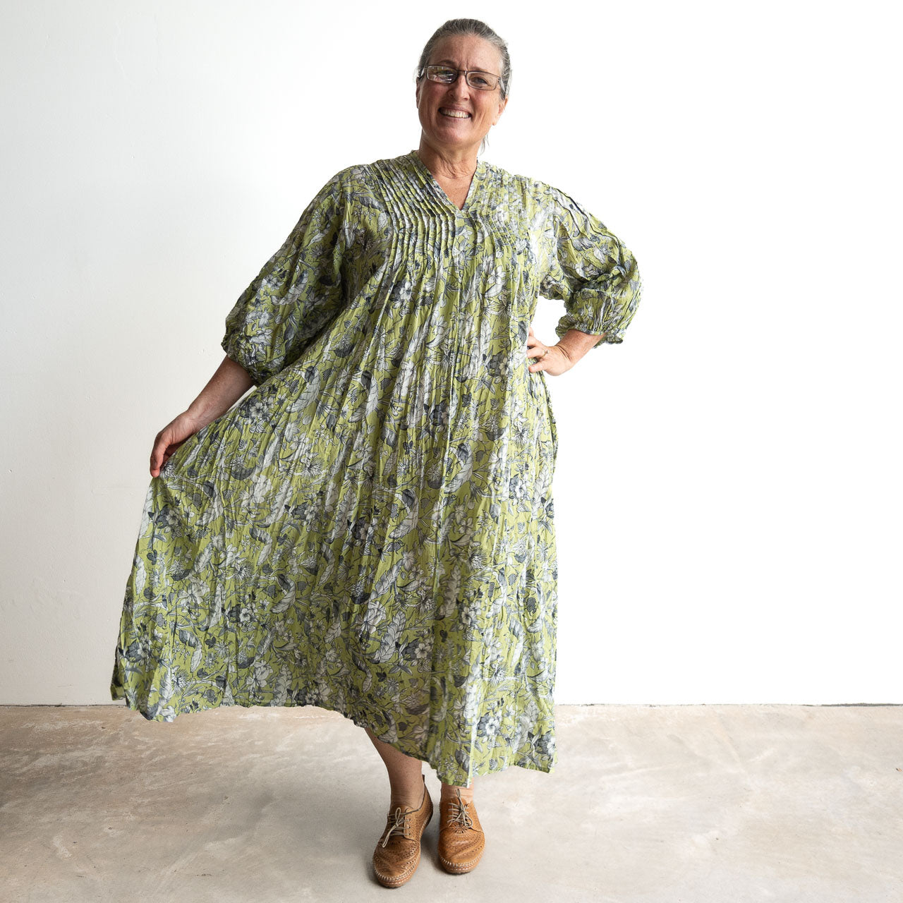 The Wanderer Tunic Dress - Botanical
