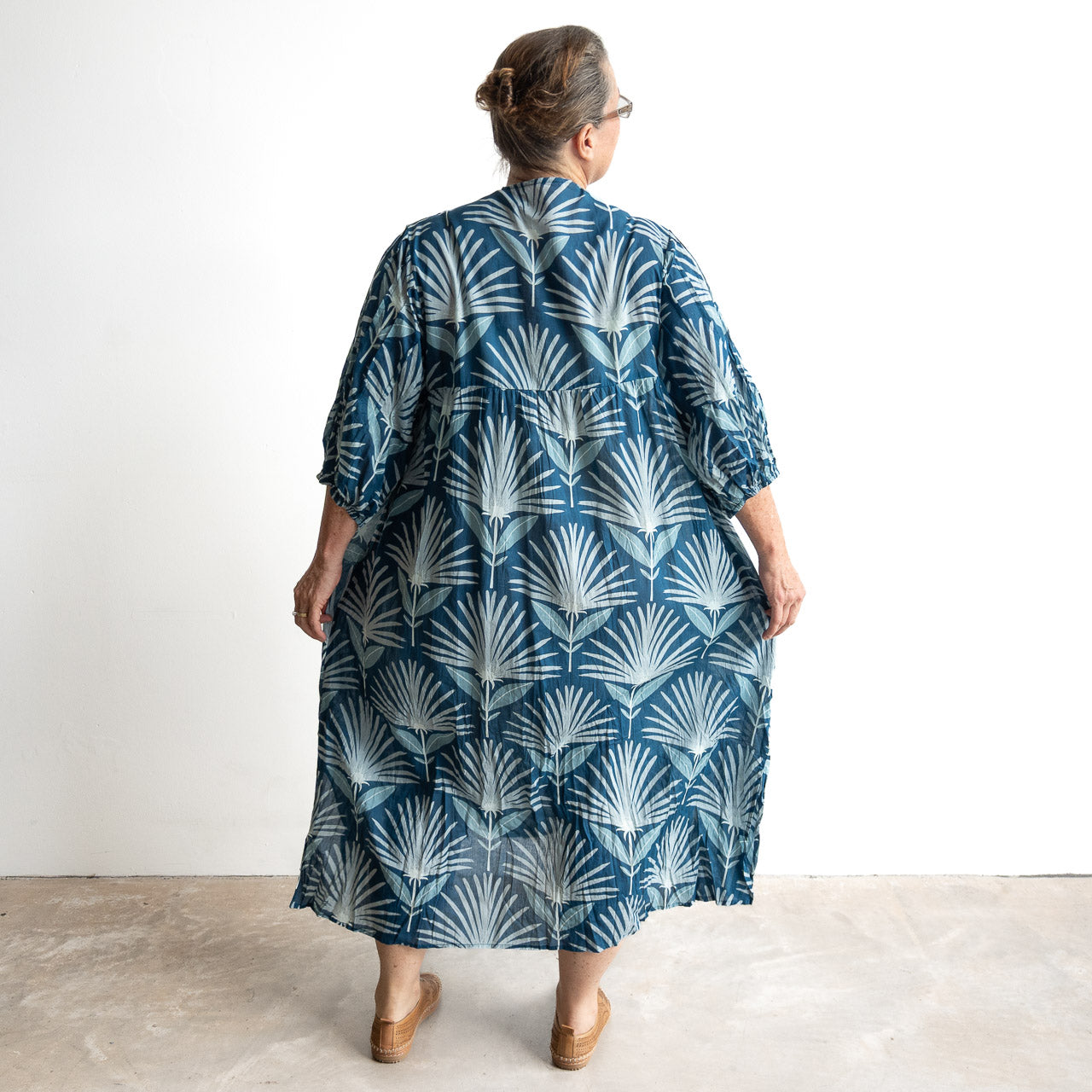 The Wanderer Tunic Dress - Indigo Echo