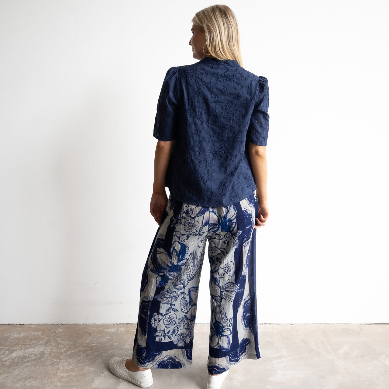 Wide-leg Summer Pant - Avignon - 7623