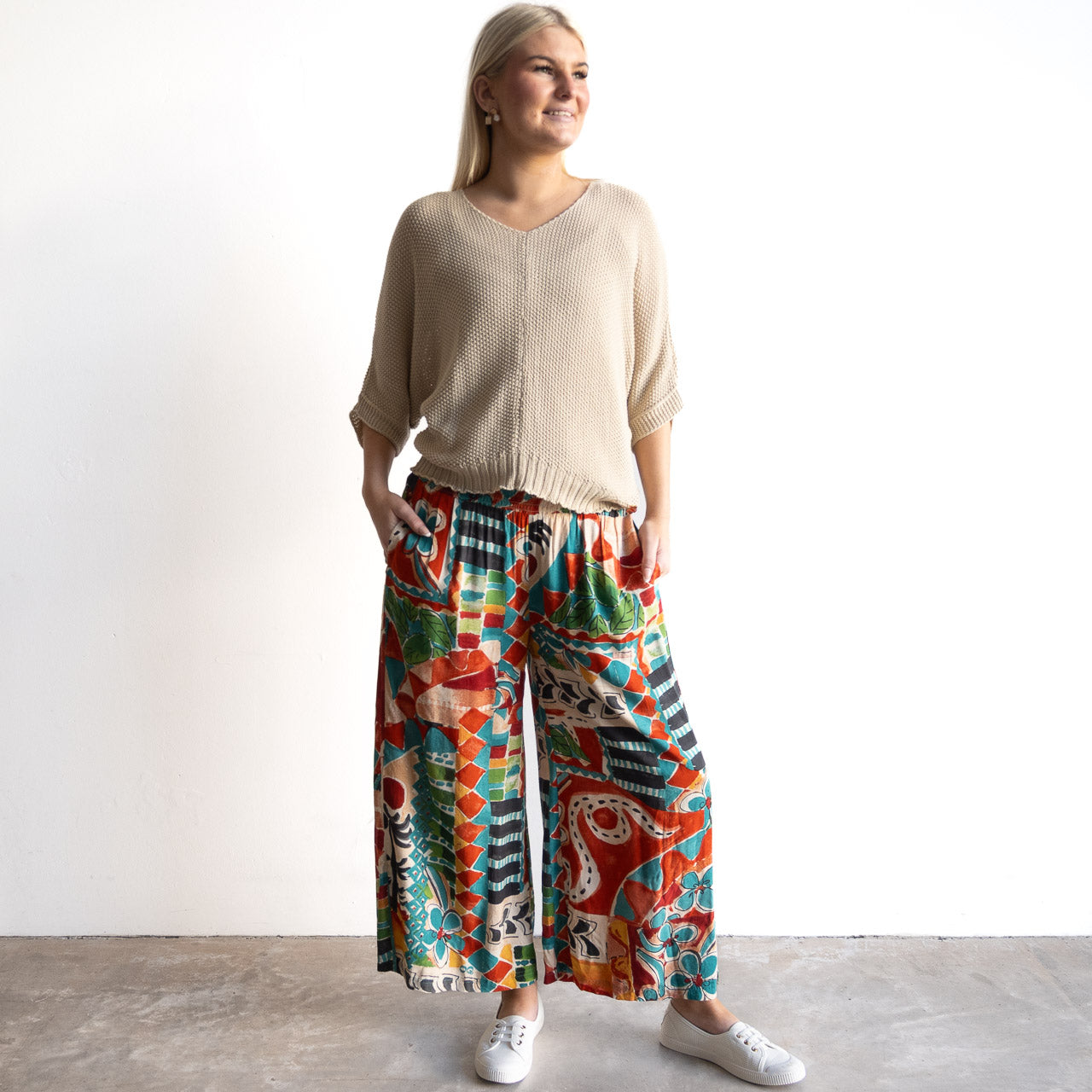Wide-leg Summer Pant - Gambetta - 36030