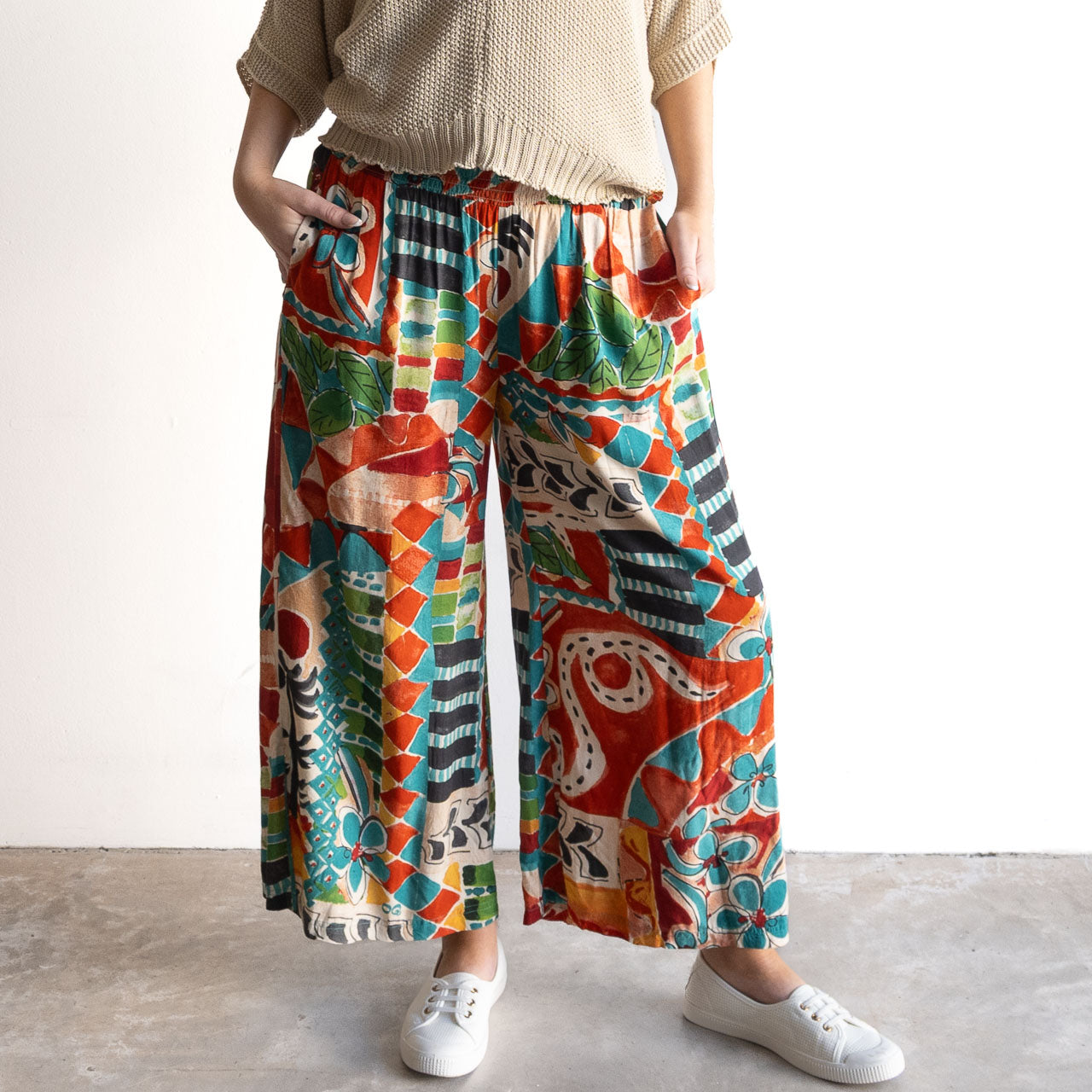 Wide-leg Summer Pant - Gambetta - 36030