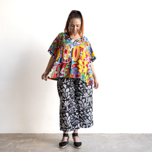 Wide-leg Summer Pant by Orientique Australia - Ayangue - 8647