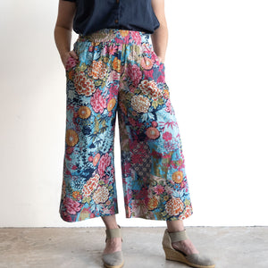 Wide-leg Summer Pant by Orientique Australia - Ikebana - 2392