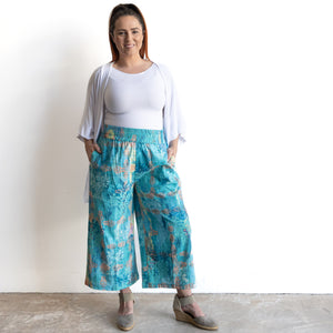 Wide-leg Summer Pant by Orientique Australia - Malvinas - 36017
