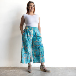 Wide-leg Summer Pant by Orientique Australia - Malvinas - 36017