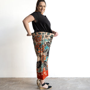 Wide-leg Summer Pant by Orientique Australia - Saventa - 76070