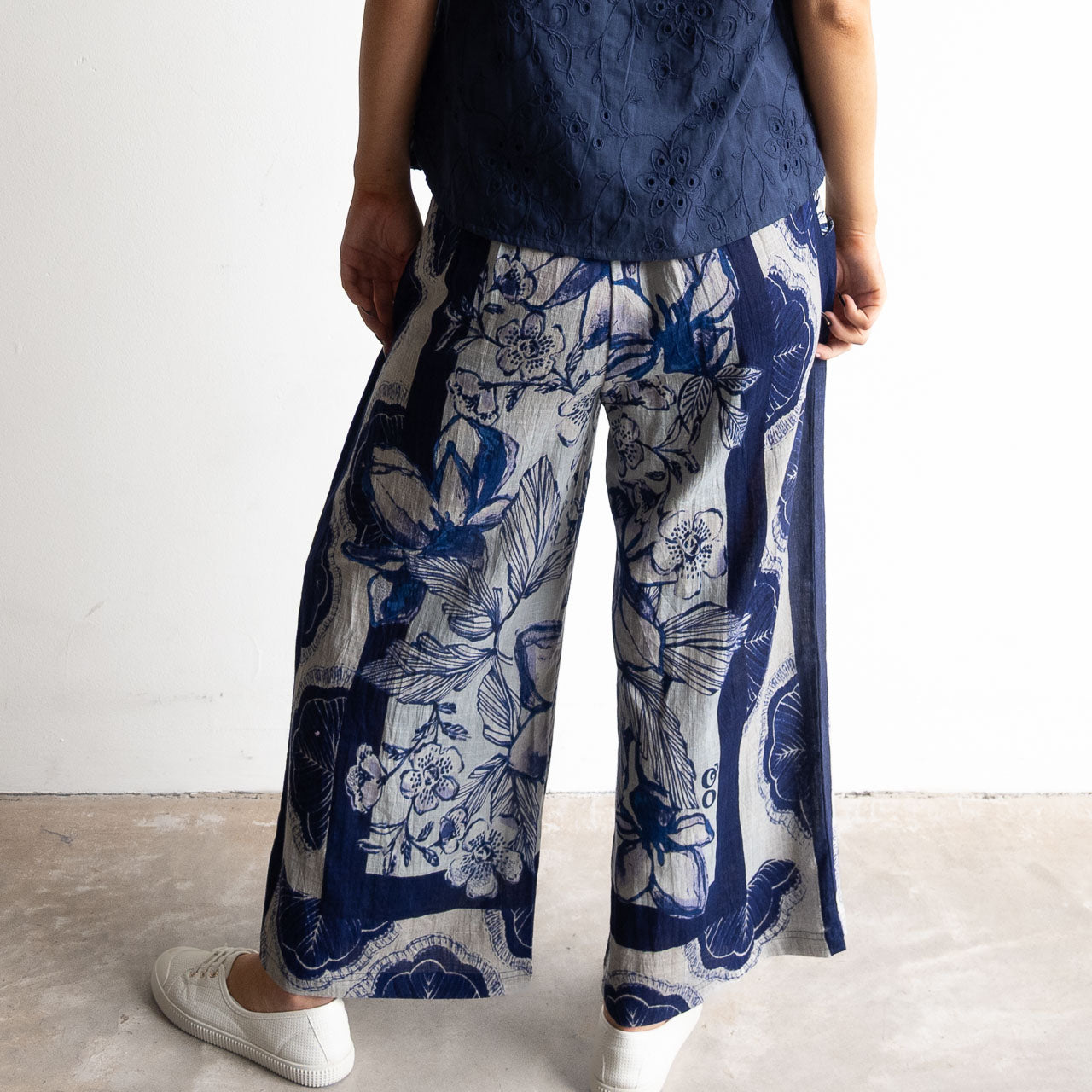 Wide-leg Summer Pant - Avignon - 7623