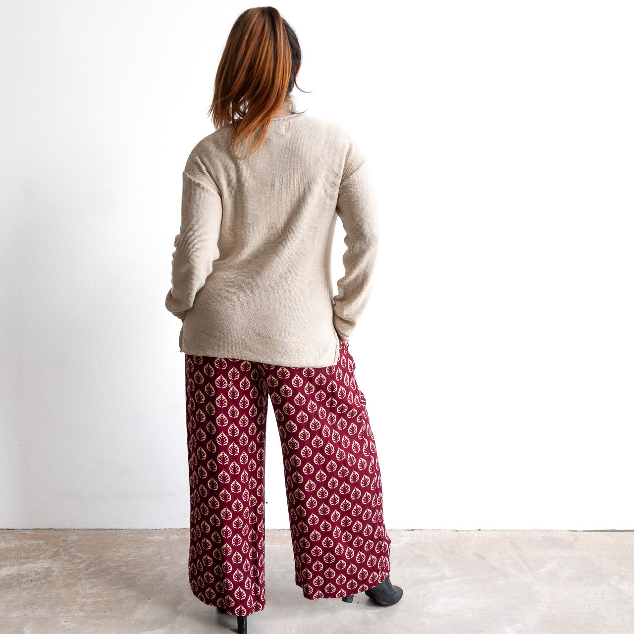 Wide Leg Lounge Pant by Orientique - Prato - 6699