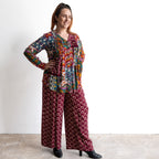 Wide Leg Lounge Pant by Orientique - Prato - 6699