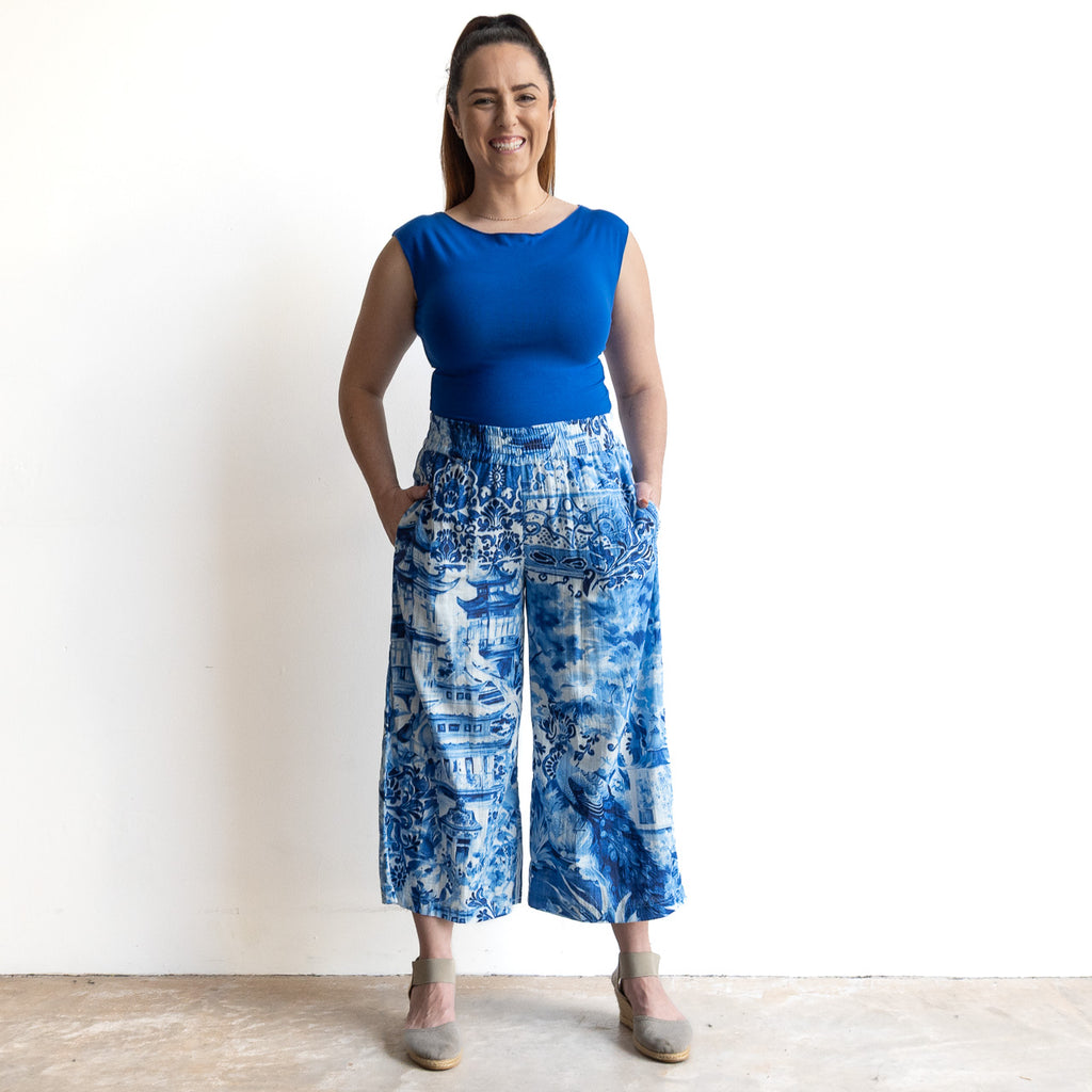 Wide-leg Summer Pant by Orientique Australia - Okayama - 4657