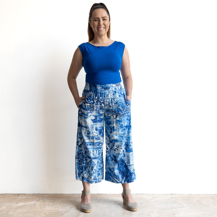 Wide-leg Summer Pant by Orientique Australia - Okayama - 4657