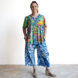 Wide-leg Summer Pant by Orientique Australia - Okayama - 4657