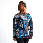 Postcard Cotton T-Shirt by Orientique - Long Sleeve - Porto - 23142