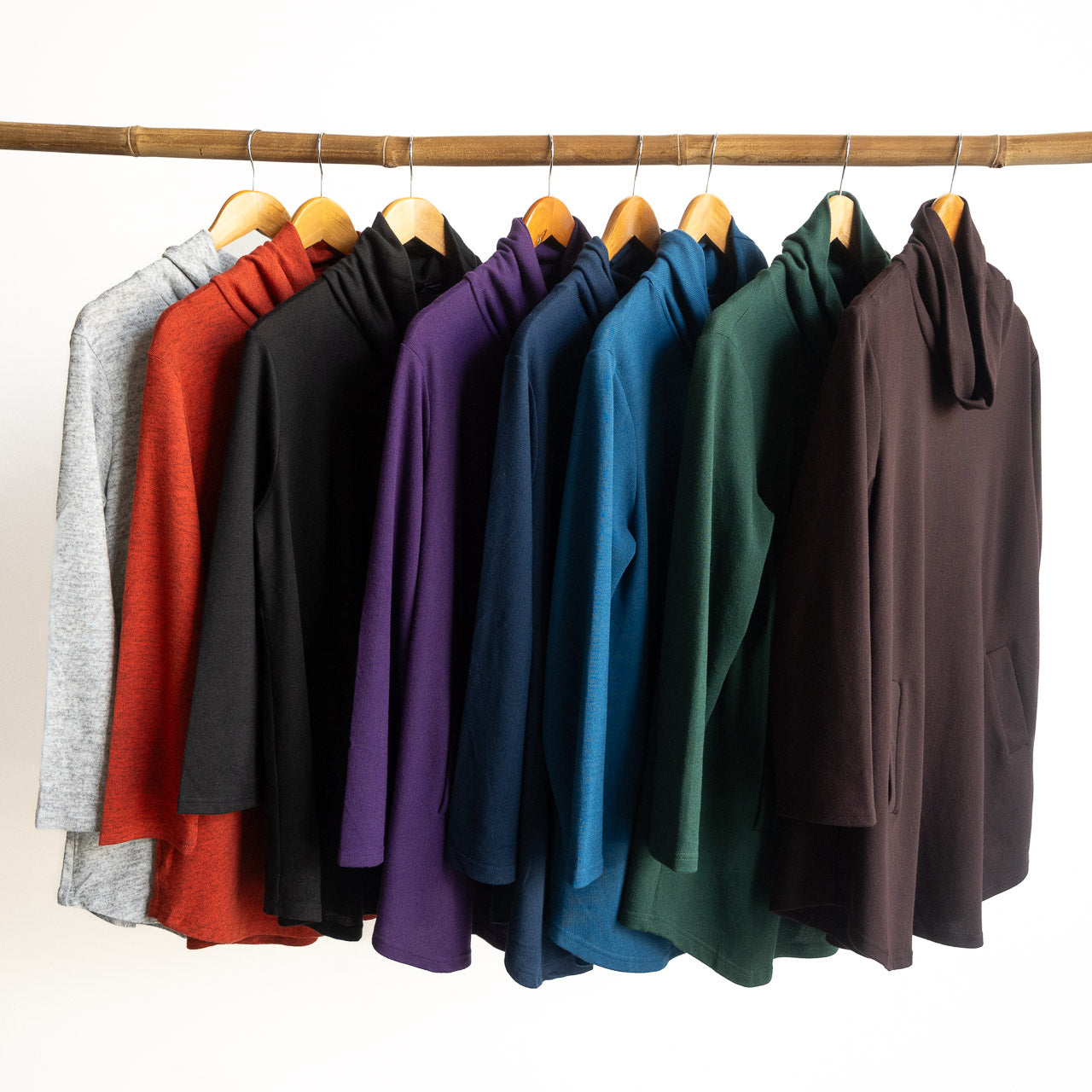 Winter Cowl Neck Tunic Top