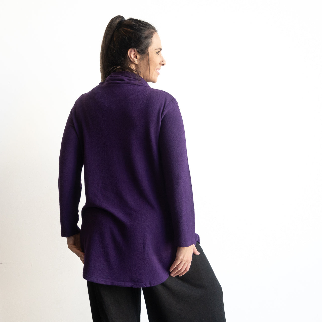 Winter Cowl Neck Tunic Top