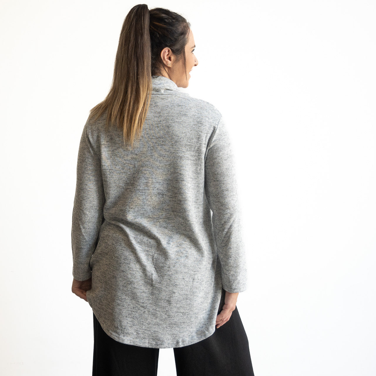 Winter Cowl Neck Tunic Top