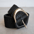 Wrapped Buckle Stretch Belt