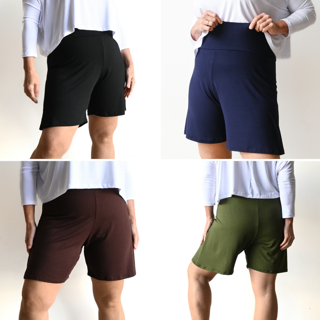 Yoga Shorts by KOBOMO Bamboo