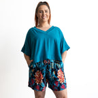 Zen Drawstring Shorts - Above-the-knee - Paradise