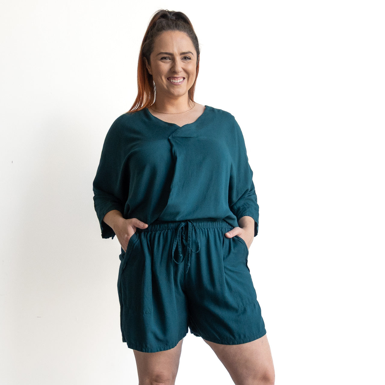 Zen Drawstring Shorts - Above-the-knee