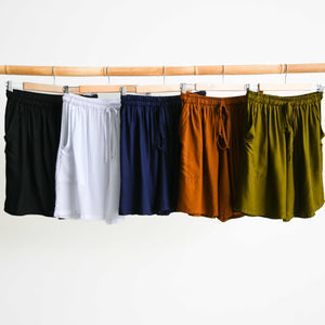 Zen Drawstring Shorts - Above-the-knee