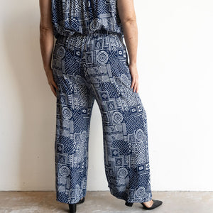 Zen Drawstring Lounge Pant - Geometric