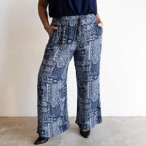 Zen Drawstring Lounge Pant - Geometric