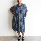 Zen Kaftan Midi Dress - Geometric