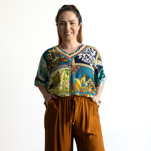 Kaftan Top by Orientique Australia - Cabo Fria - 42194