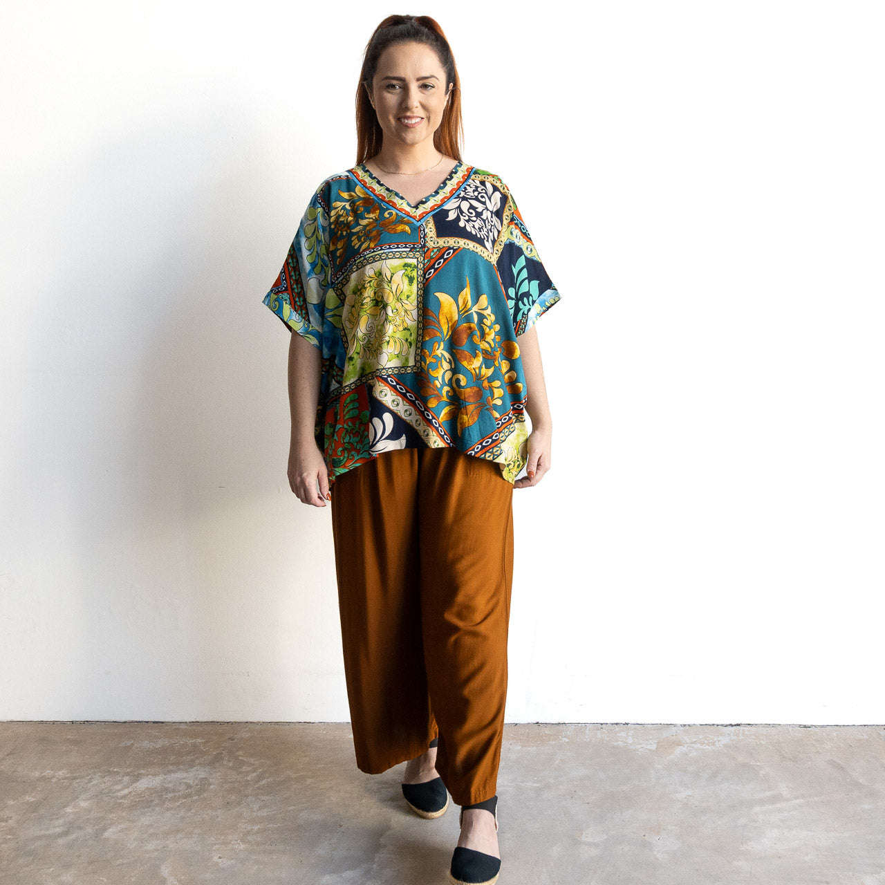 Kaftan Top by Orientique Australia - Cabo Fria - 42194