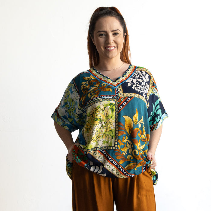 Kaftan Top by Orientique Australia - Cabo Fria - 42194