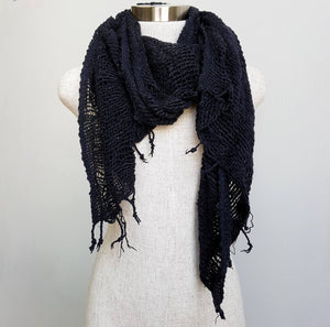 100% Natural Cotton Hand Woven Scarf