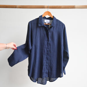 All Seasons Classic Linen Shirt Blouse -  KOBOMO