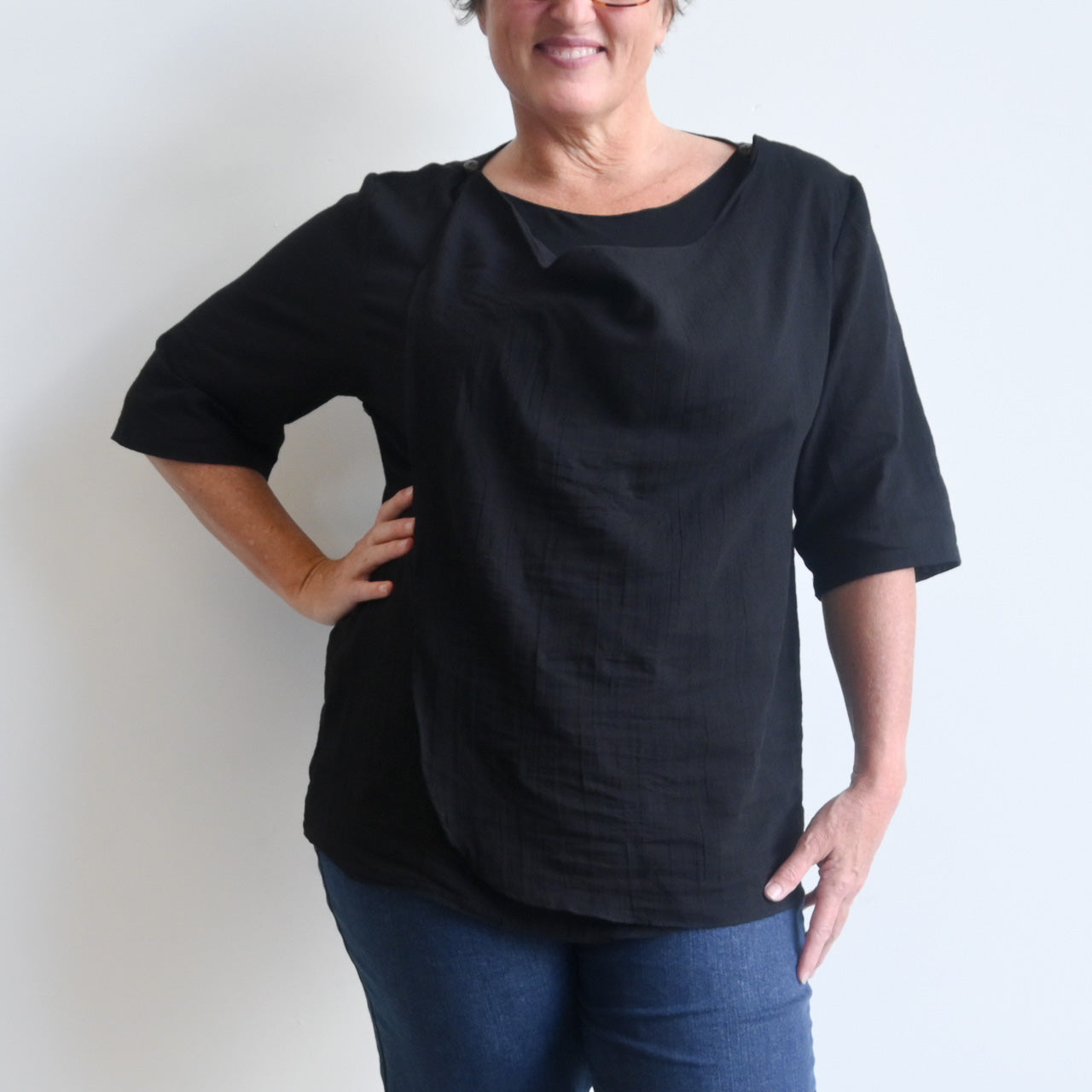 Any-Which-Way Cotton Cardigan Top -  KOBOMO