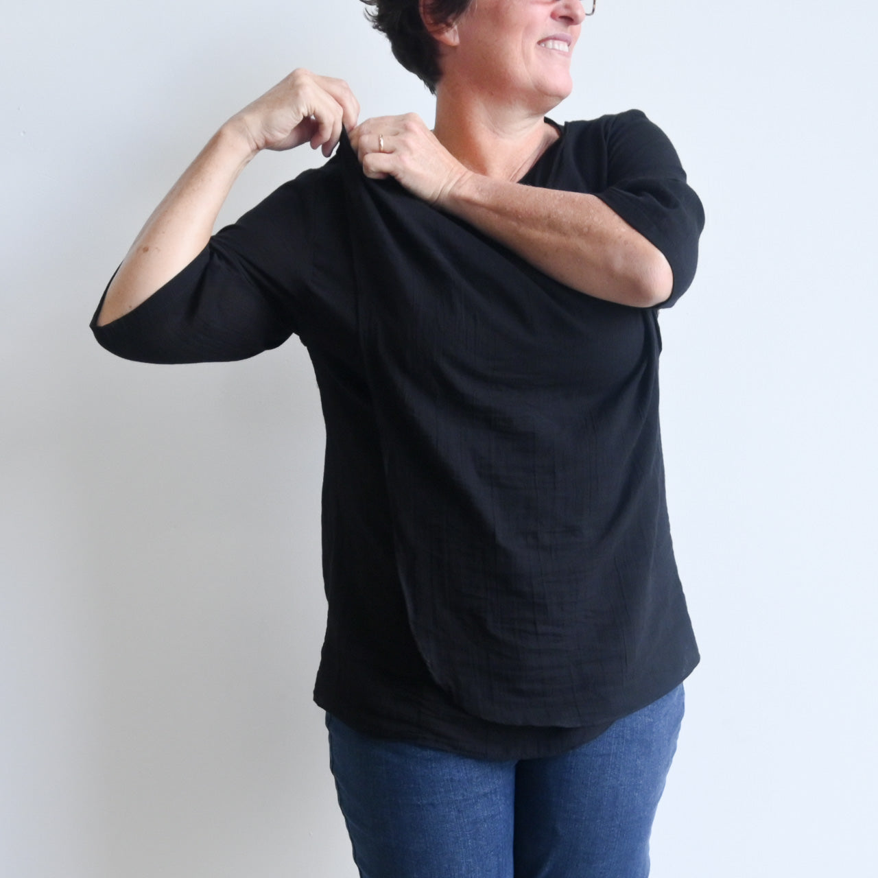 Any-Which-Way Cotton Cardigan Top -  KOBOMO