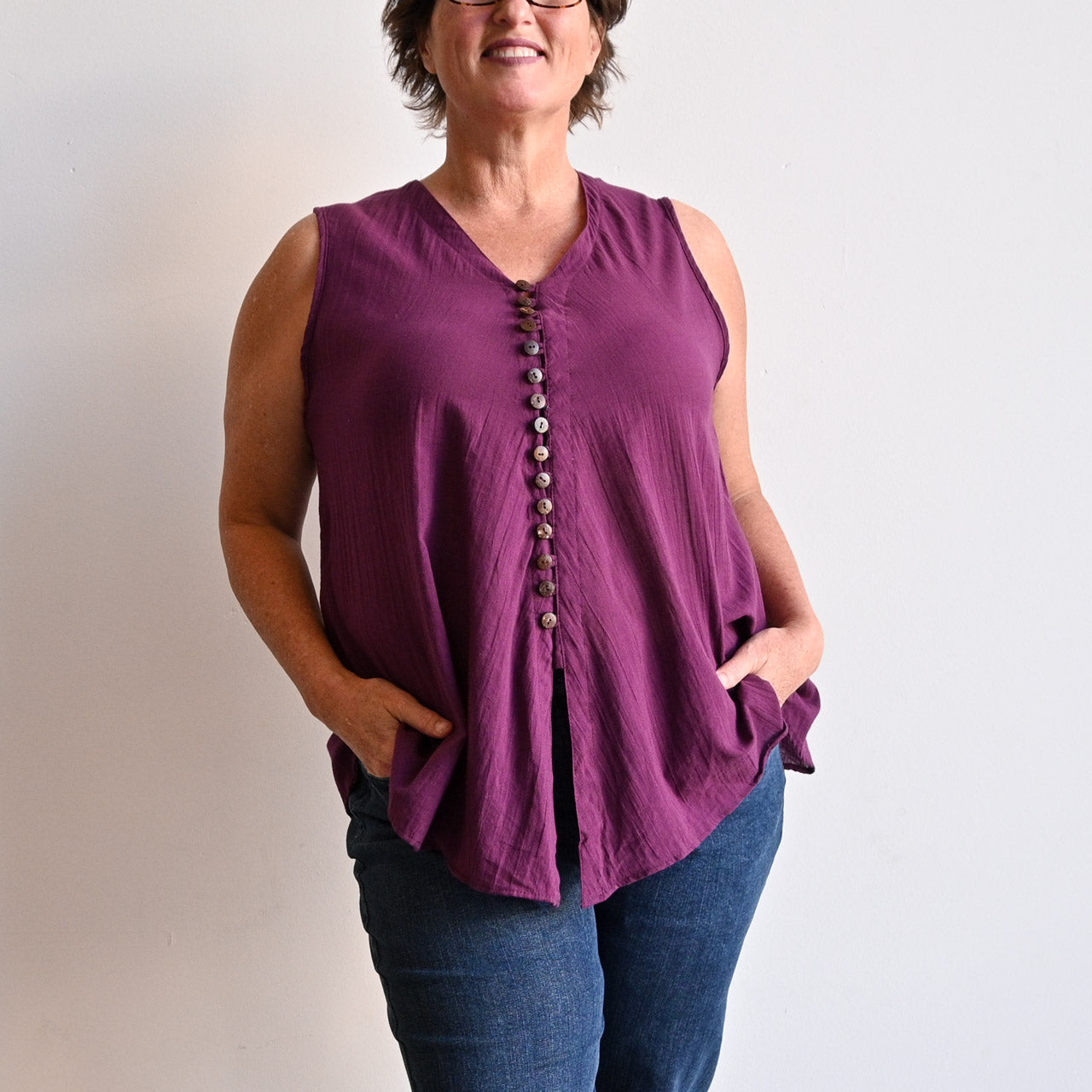 Cotton Coconut Summer Tank Top -  KOBOMO