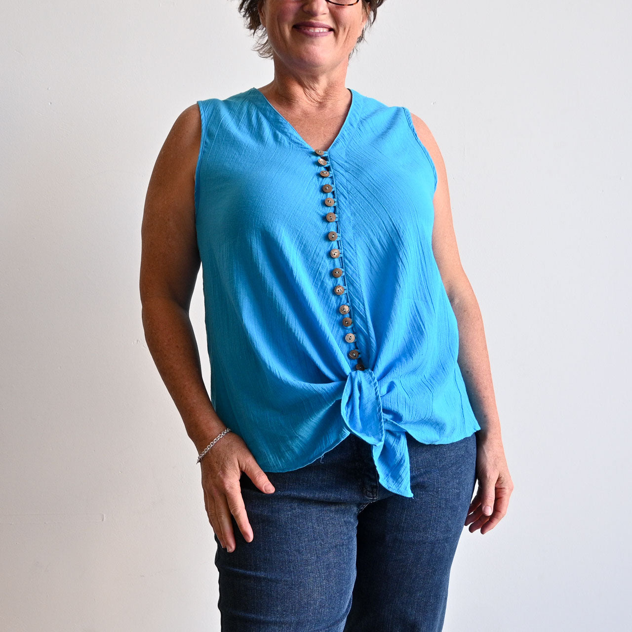 Cotton Coconut Summer Tank Top -  KOBOMO