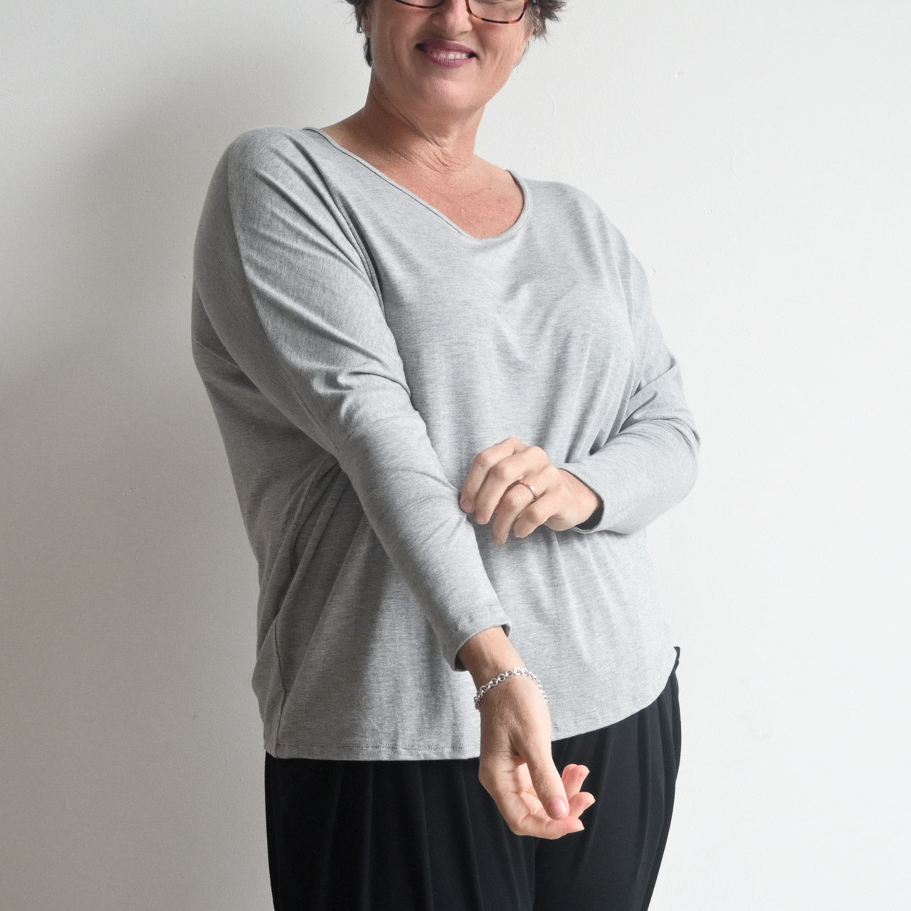 Bamboo Batwing Tee - Long Sleeve -  KOBOMO