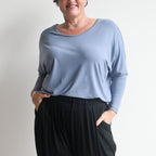 Bamboo Batwing Tee - Long Sleeve -  KOBOMO