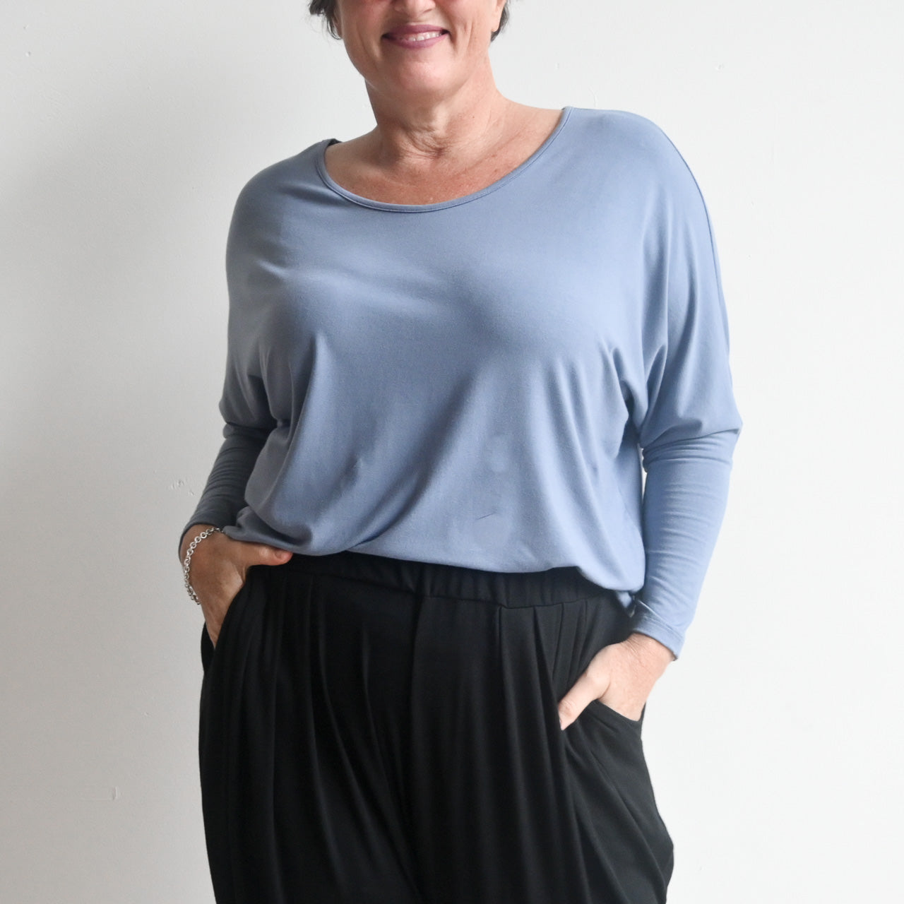 Bamboo Batwing Tee - Long Sleeve -  KOBOMO