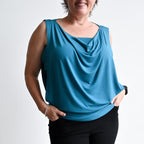 Bamboo Cowl Neck Top or Mini DressKOBOMO Women's Tops and Blouses