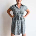 Be My Cotton Shirt Dress by KOBOMO - Spring Mist -  KOBOMO