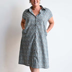Be My Cotton Shirt Dress by KOBOMO - Spring Mist -  KOBOMO