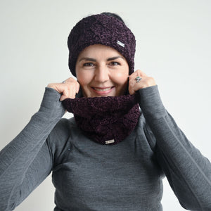 Chenille Cable Knit Neck Warmer by XTM Australia -  KOBOMO