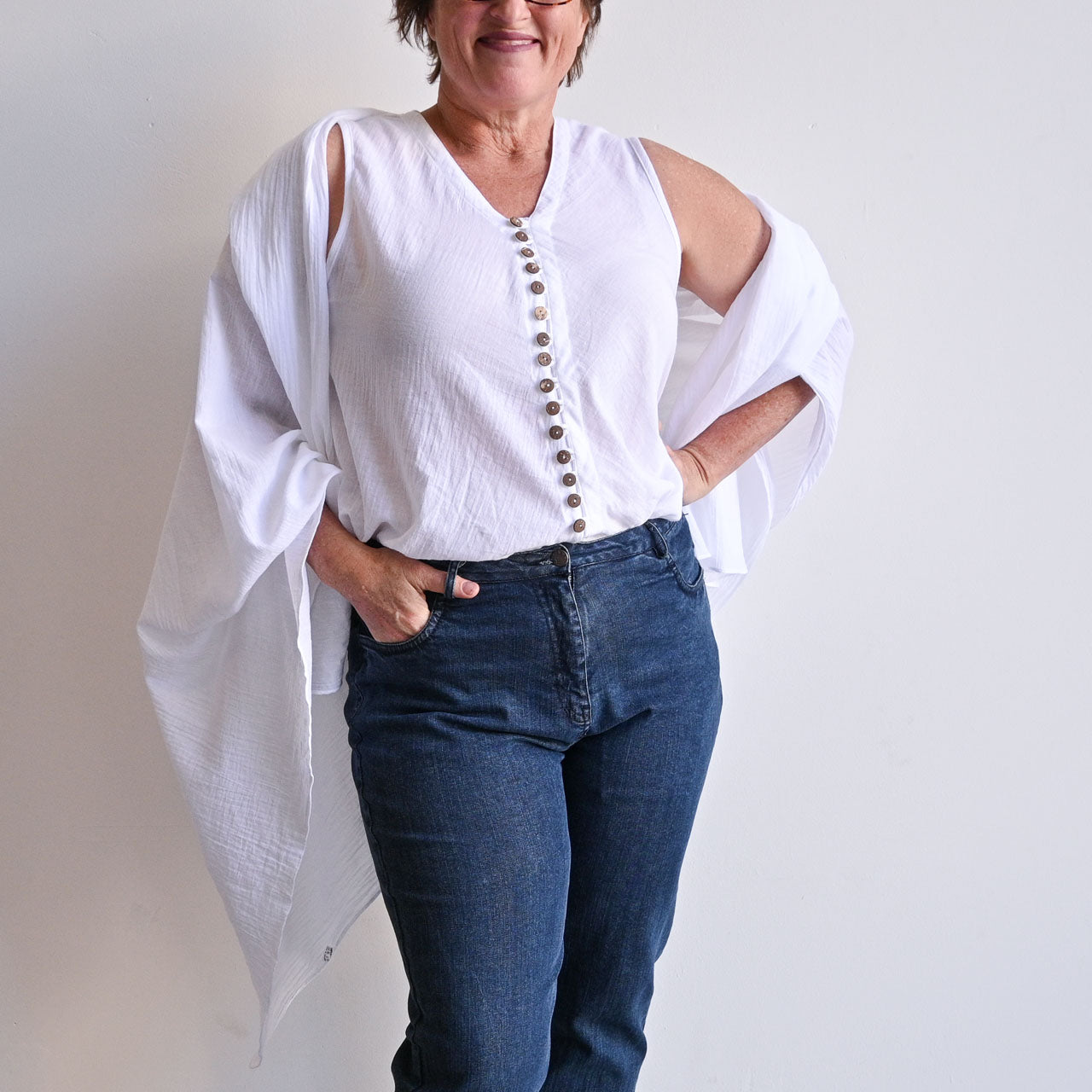 Cotton Coconut Summer Tank Top -  KOBOMO