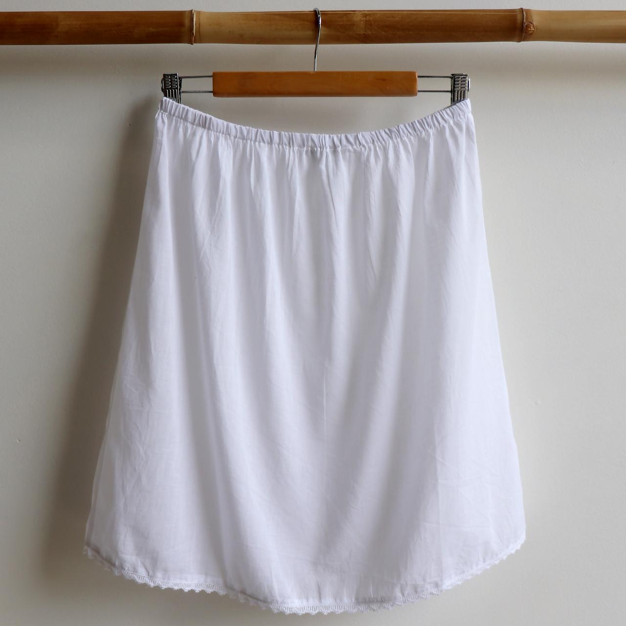 Half Slip Underskirt 100% Cotton Women Petticoat Underdress With