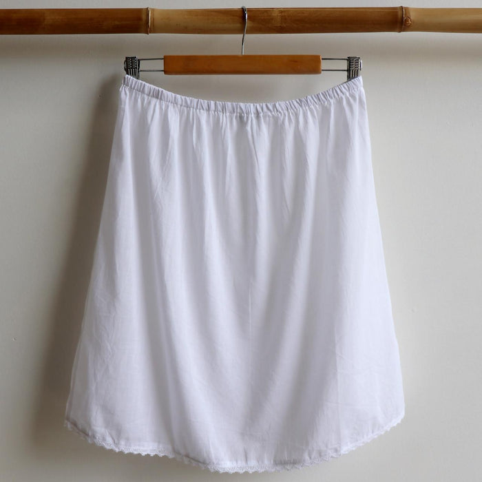 Cotton Half Slip Skirt