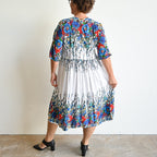 Day Tripper Summer Sundress - Blue Floral -  KOBOMO