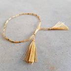 Festival Dream Thread Bracelet. Sandstone.