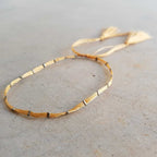 Festival Dream Thread Bracelet. Sandstone.